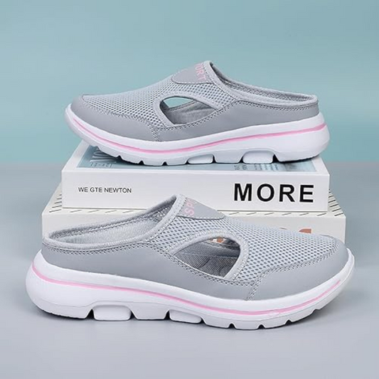 AETOS Women's Pink Lightweight Orthopedic Breezeback Shoes